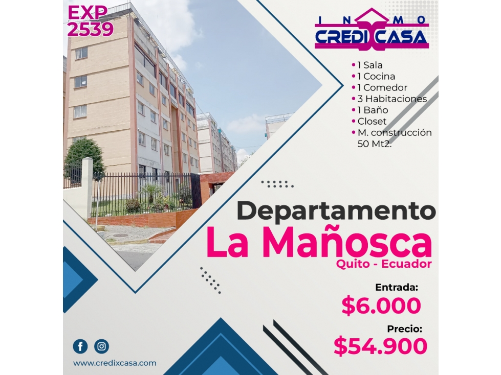 CxC Venta Departamento, La Mañosca, Exp. 2539