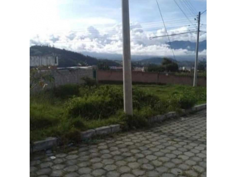 En venta terreno Urbano En Otavalo